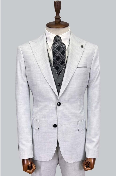 SUIT SARTORIA AÇIK GRİ ÇİFT YÖNLÜ YELEKLİ TAKIM 2916