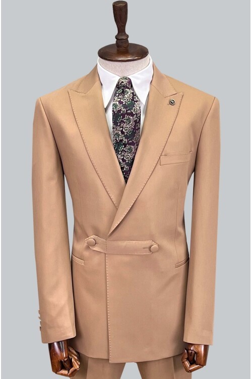 SUIT SARTORIA AÇIK KAHVERENGİ KRUVAZE TAKIM ELBİSE 2773