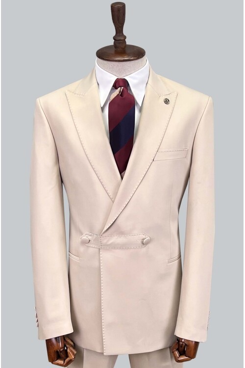 SUIT SARTORIA BEJ KRUVAZE TAKIM ELBİSE 2773