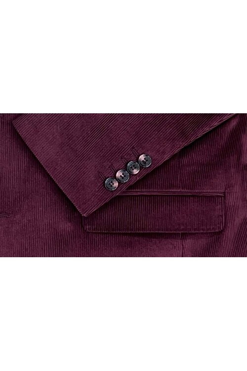 SUIT SARTORIA BORDO KADİFE CEKET 4401