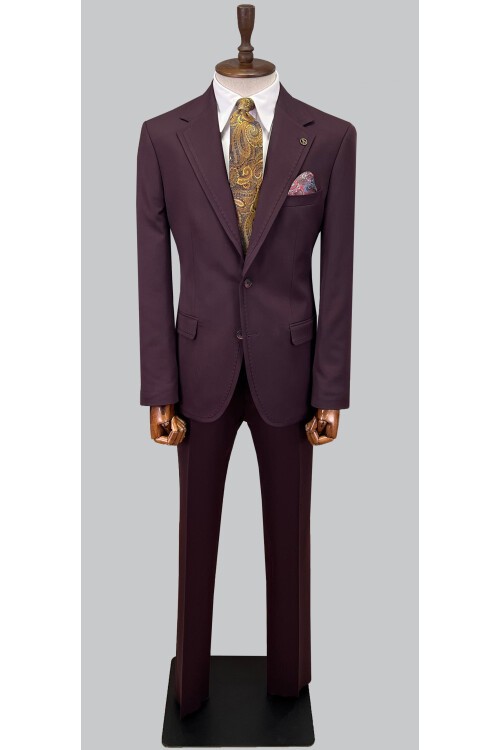 SUIT SARTORIA BORDO TAKIM ELBİSE 2596