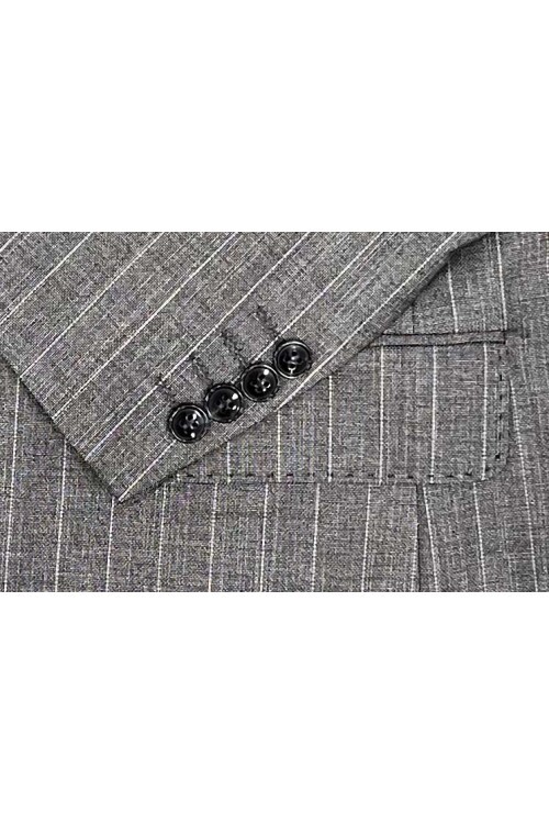 SUIT SARTORIA ÇİZGİLİ GRİ KRUVAZE TAKIM ELBİSE 2894