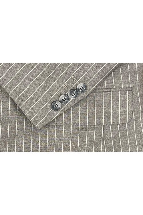 SUIT SARTORIA ÇİZGİLİ GRİ TAKIM ELBİSE 2760