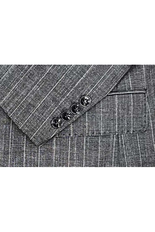 SUIT SARTORIA ÇİZGİLİ KOYU GRİ KRUVAZE TAKIM ELBİSE 2894