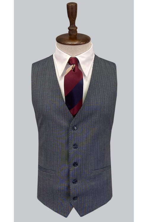 SUIT SARTORIA ÇİZGİLİ KOYU GRİ TAKIM ELBİSE 2760