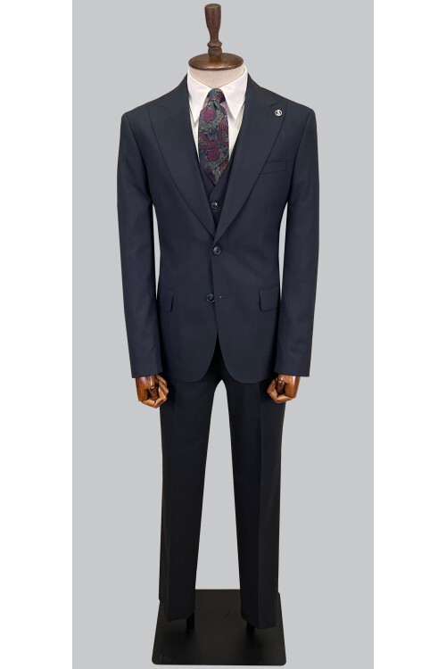 SUIT SARTORIA ÇİZGİLİ LACİVERT TAKIM ELBİSE 2760