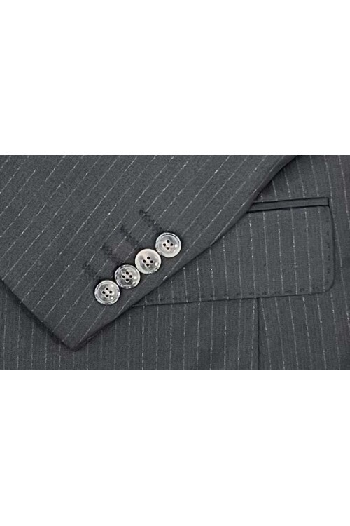 SUIT SARTORIA ÇİZGİLİ SİYAH KRUVAZE TAKIM ELBİSE 2894