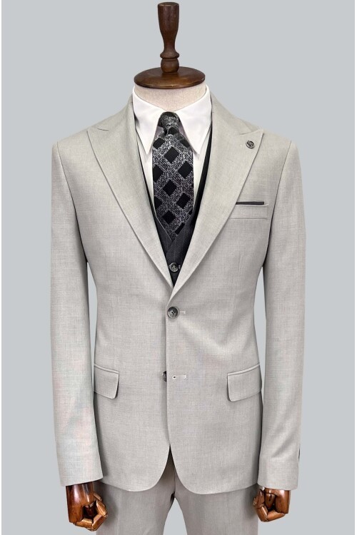 SUIT SARTORIA GRİ ÇİFT YÖNLÜ YELEKLİ TAKIM 2916