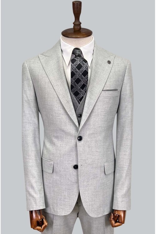 SUIT SARTORIA GRİ ÇİFT YÖNLÜ YELEKLİ TAKIM 2916