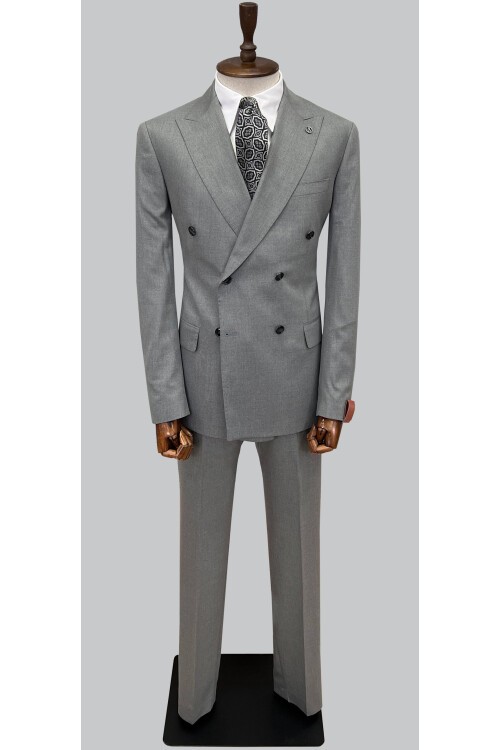 SUIT SARTORIA GRİ KRUVAZE TAKIM ELBİSE 2569