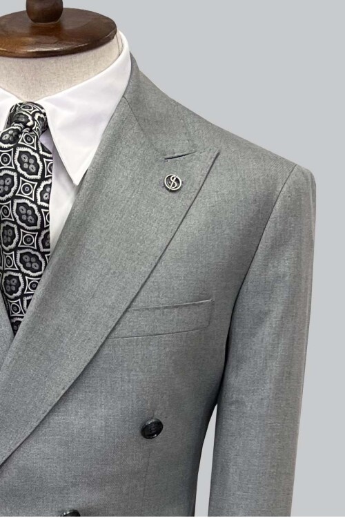 SUIT SARTORIA GRİ KRUVAZE TAKIM ELBİSE 2569