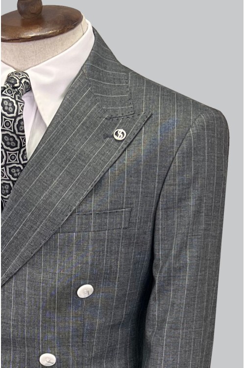 SUIT SARTORIA GRİ KRUVAZE TAKIM ELBİSE 2815