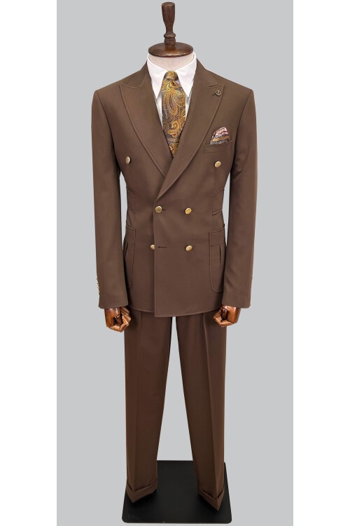 SUIT SARTORIA KAHVERENGİ KRUVAZE TAKIM ELBİSE 2802