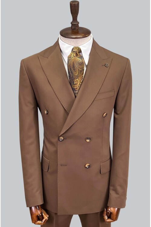 SUIT SARTORIA KAHVERENGİ KRUVAZE TAKIM ELBİSE 2821