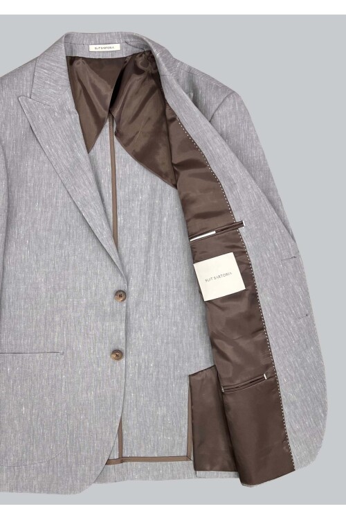 SUIT SARTORIA KETEN GRİ CEKET 4371