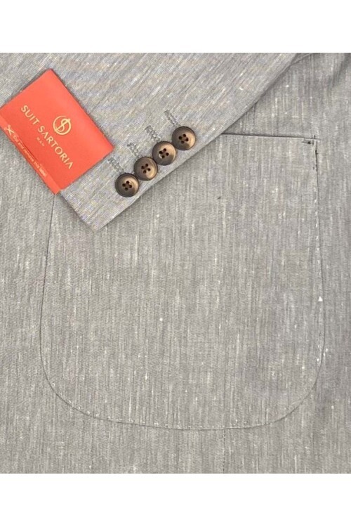 SUIT SARTORIA KETEN GRİ CEKET 4371