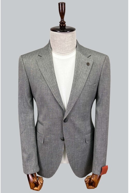 SUIT SARTORIA KETEN GRİ CEKET 4372