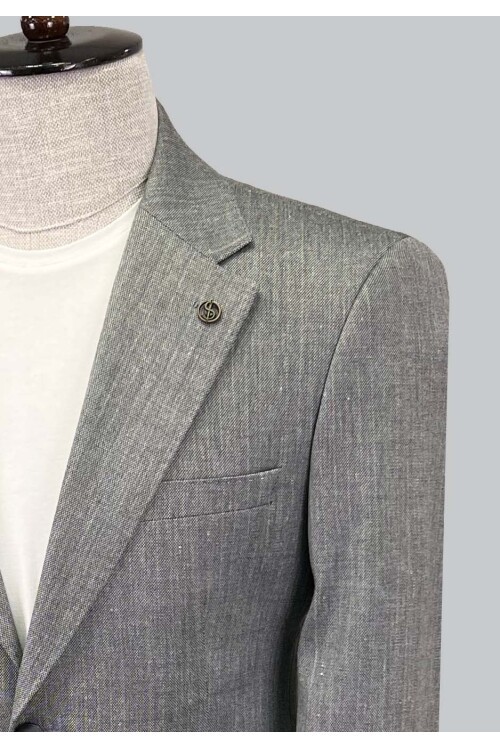 SUIT SARTORIA KETEN GRİ CEKET 4372