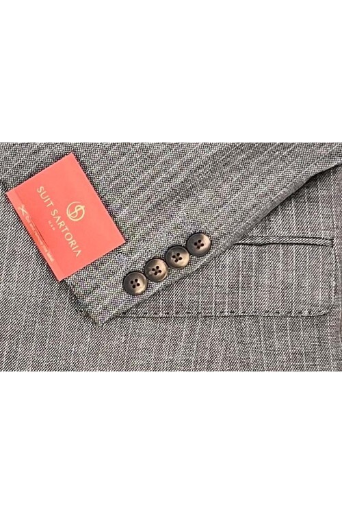 SUIT SARTORIA KETEN KAHVERENGİ CEKET 4372