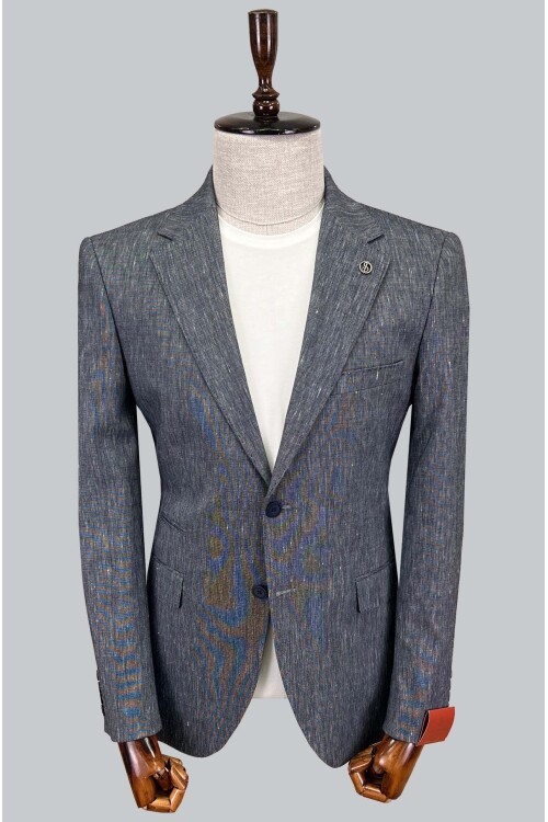 SUIT SARTORIA KETEN LACİVERT CEKET 4372