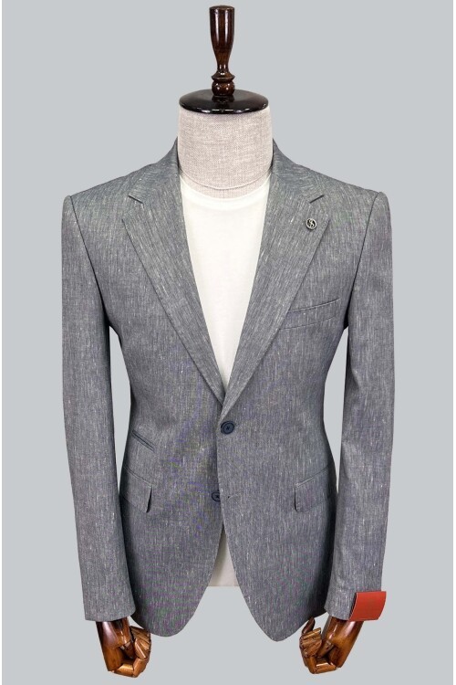 SUIT SARTORIA KETEN LACİVERT CEKET 4372