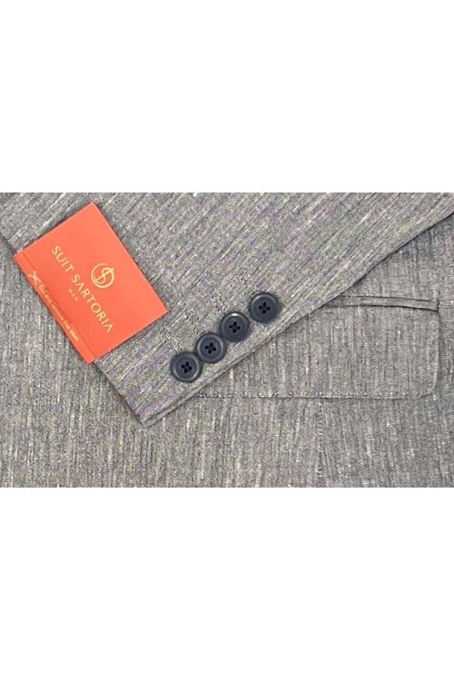 SUIT SARTORIA KETEN LACİVERT CEKET 4372