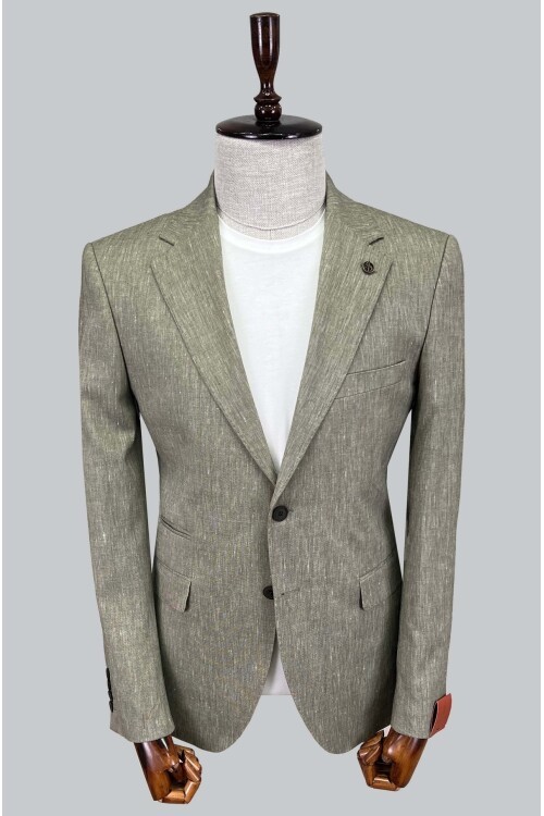 SUIT SARTORIA KETEN YEŞİL CEKET 4372