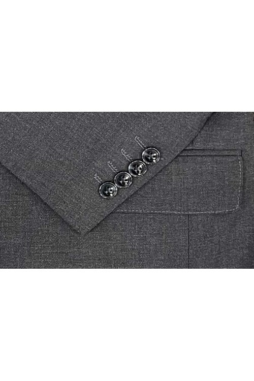 SUIT SARTORIA KOYU GRİ ÇİFT YÖNLÜ YELEKLİ TAKIM ELBİSE 2917