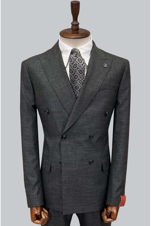 SUIT SARTORIA KOYU GRİ KRUVAZE TAKIM ELBİSE 2569