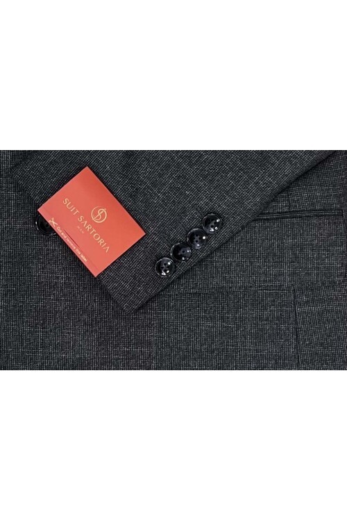 SUIT SARTORIA KOYU GRİ KRUVAZE TAKIM ELBİSE 2569