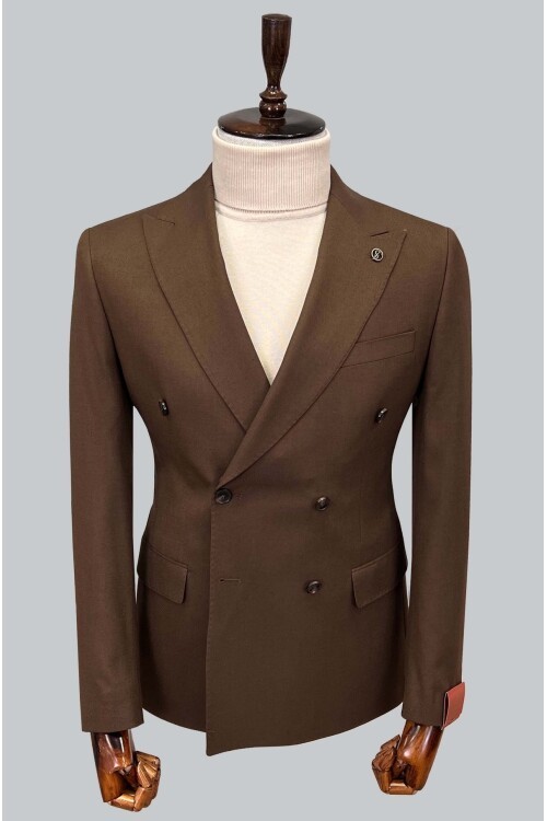 SUIT SARTORIA KRUVAZE KAHVERENGİ CEKET 4533