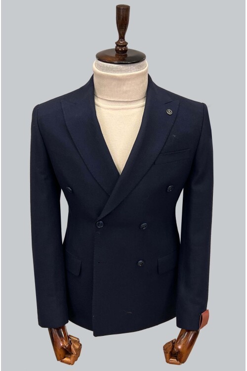 SUIT SARTORIA KRUVAZE LACİVERT CEKET 4533