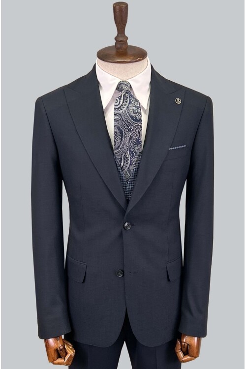 SUIT SARTORIA LACİVERT ÇİFT YÖNLÜ YELEKLİ TAKIM ELBİSE 2810