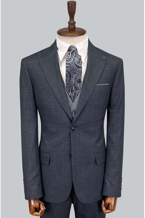 SUIT SARTORIA LACİVERT ÇİFT YÖNLÜ YELEKLİ TAKIM ELBİSE 2917