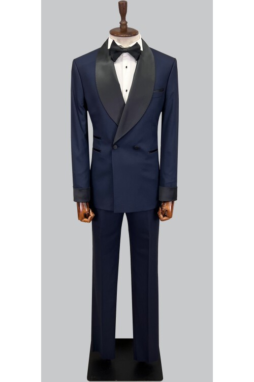 SUIT SARTORIA LACİVERT KRUVAZE DAMATLIK 5650