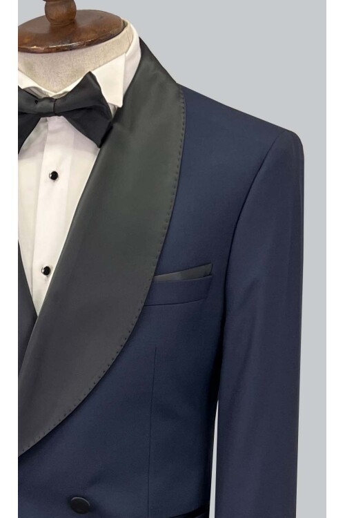 SUIT SARTORIA LACİVERT KRUVAZE DAMATLIK 5650