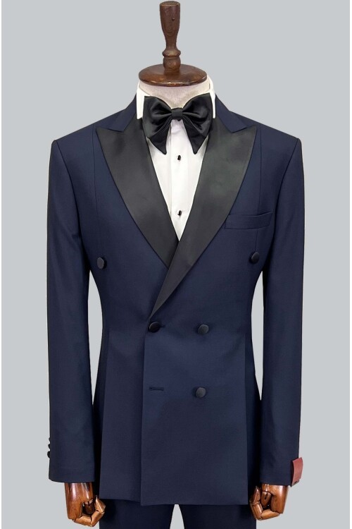 SUIT SARTORIA LACİVERT KRUVAZE DAMATLIK 5651