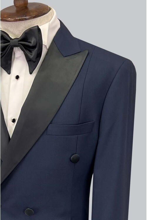 SUIT SARTORIA LACİVERT KRUVAZE DAMATLIK 5651