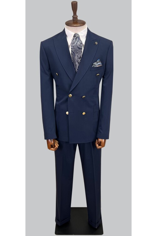 SUIT SARTORIA LACİVERT KRUVAZE TAKIM ELBİSE 2802