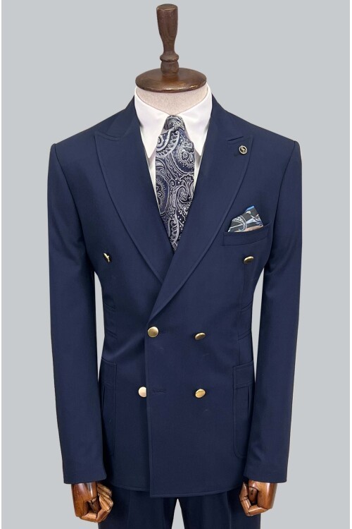 SUIT SARTORIA LACİVERT KRUVAZE TAKIM ELBİSE 2802