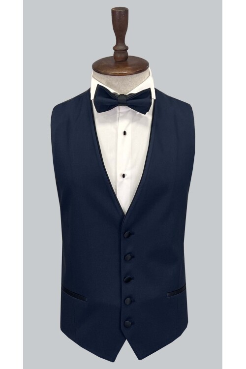 SUIT SARTORIA LACİVERT SİVRİ YAKA DAMATLIK 5648