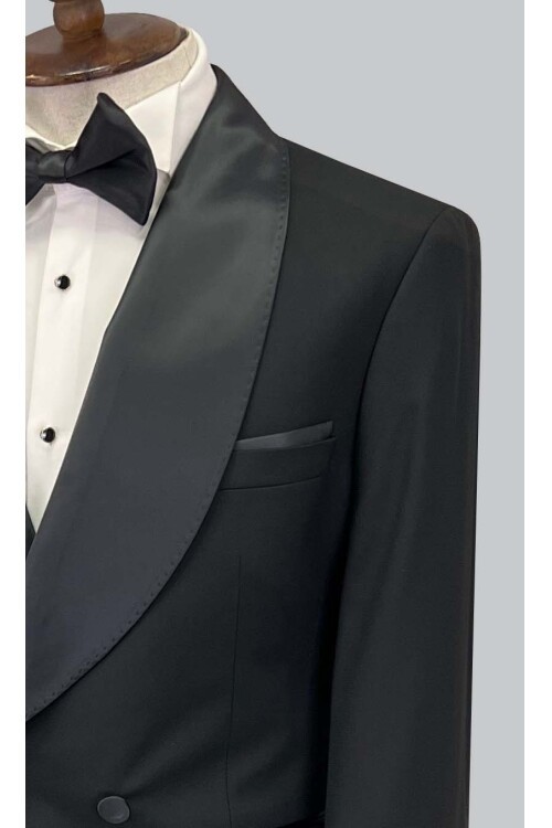 SUIT SARTORIA SİYAH KRUVAZE DAMATLIK 5650