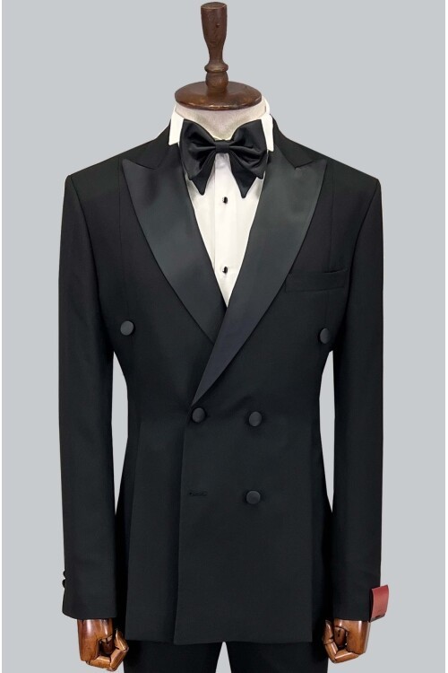 SUIT SARTORIA SİYAH KRUVAZE DAMATLIK 5651