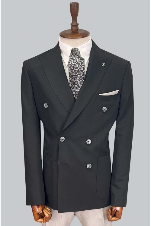 SUIT SARTORIA SİYAH KRUVAZE TAKIM ELBİSE 2606