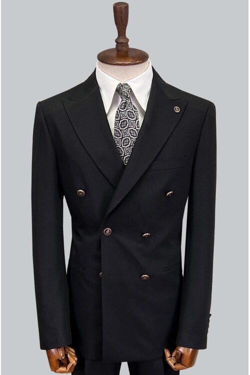 SUIT SARTORIA SİYAH KRUVAZE TAKIM ELBİSE 2826