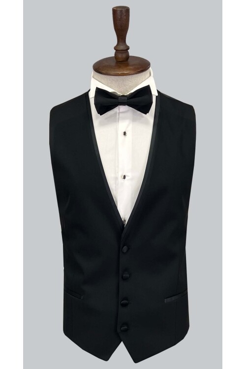 SUIT SARTORIA SİYAH SİVRİ YAKA DAMATLIK 5649