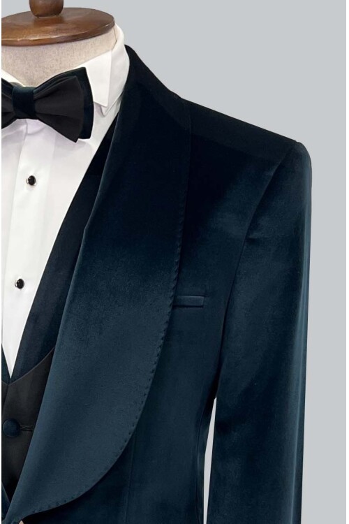 SUIT SARTORIA YEŞİL KADİFE DAMATLIK 5581