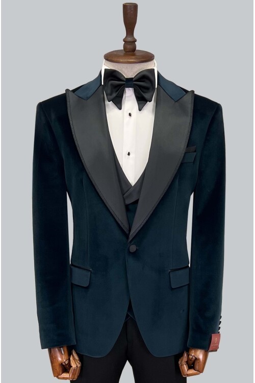 SUIT SARTORIA YEŞİL KADİFE DAMATLIK 5582