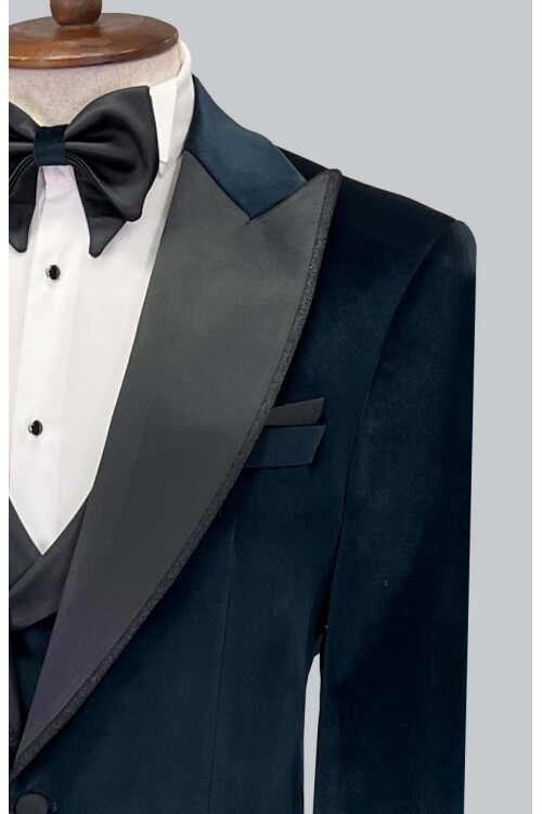 SUIT SARTORIA YEŞİL KADİFE DAMATLIK 5582