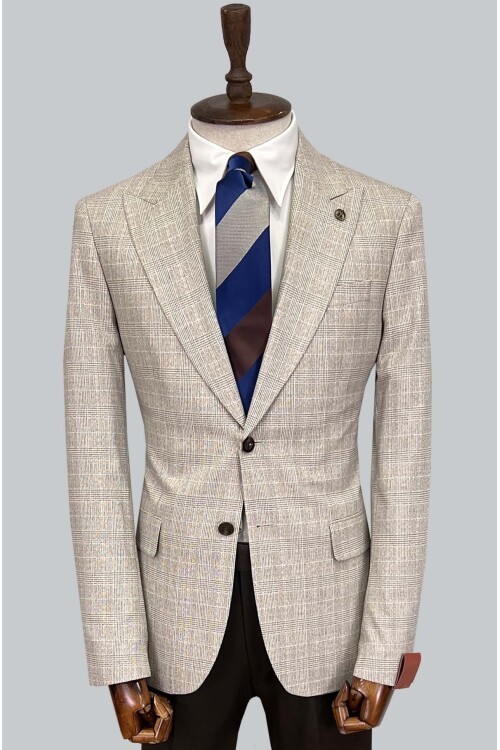 SUIT SARTORIA YÜN BEJ TAKIM ELBİSE 2375